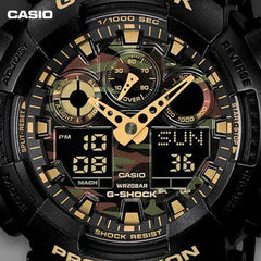 CASIO GA-100CF G-SHOCK Camouflage Series Cool Back Multi-Functional