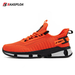 Baasploa 2023 New Men Sneaker Comfortable Knit Walking Shoes