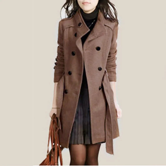 Winter Outerwear Fashion Loose Winter Warm Long Sleeve Button Button