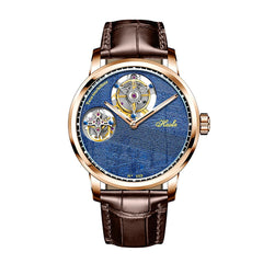 Haofa Double Tourbillon Mechanical Men's Watch Sapphire Manual Flying