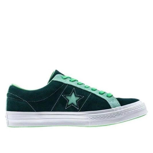 Converse One Star Green WWhite Splicing Bag with Sexual Support Low