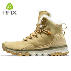 RAX Waterproof Hiking Shoes Men Winter Outdoor Sneakers for Men Snow