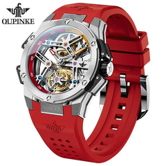 OUPINKE Men's Watches Top Brand Hollow Out Watches Automatic