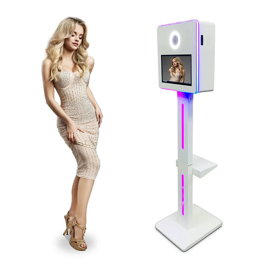 DSLR camera Photo Booth kiosk Selfie 15.6 Inch Touch Screen Magic