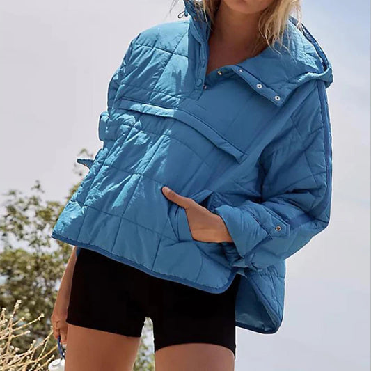 Trendy Hooded Pullover Jacket