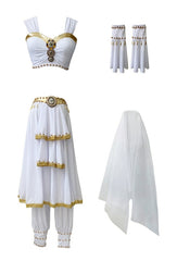 Greek Goddess Outfit Belly Dance Carnival Egyptian Princess Costume