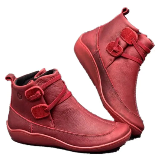 2023 Women Dance Ankle Boots Roman Pointed Casual Booties Spring