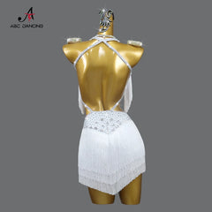 Latin Dance Wear Dancewear Women Stage Dress Performance Outfits