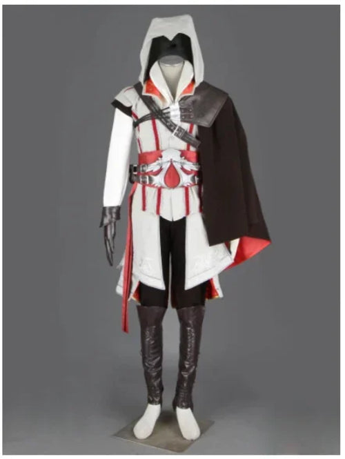 Hot Creed Cosplay Costume Ezio Assasin Connor Sweater Pants Coat