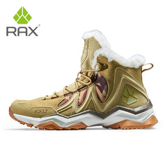 RAX Waterproof Hiking Shoes Men Winter Outdoor Sneakers for Men Snow