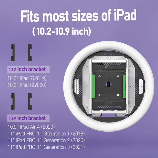 Roaming Photo Booth Compatible with Ipad 10.9in 10.2in, Portable Photo