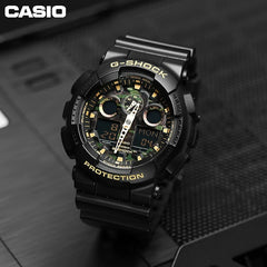 CASIO GA-100CF G-SHOCK Camouflage Series Cool Back Multi-Functional