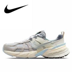 Originals Nike V2K Run Mesh Breathable Men Women Casual Running Shoes