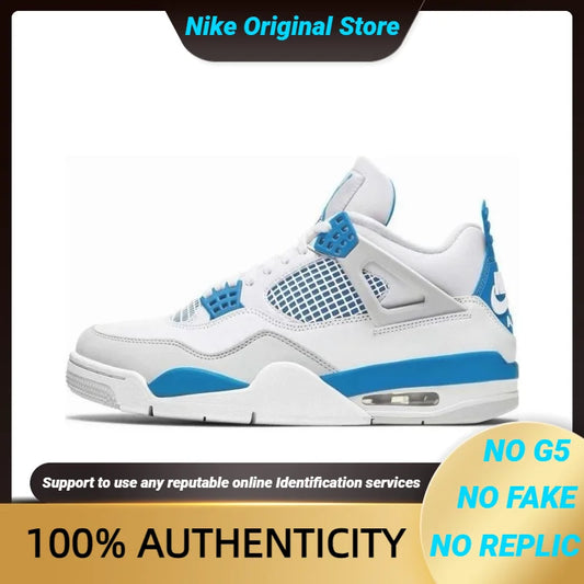 Air Jordan 4 Retro 'Military Blue' 2024 With Original Box