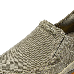 Skechers Men SLIP-INS Shoes RESPECTED EVA Slip-on Casual Canvas