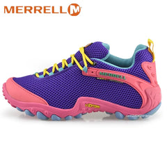 Merrell Unisex Gray Silver Grey Red Blue Breathable Outdoor Sport Mesh