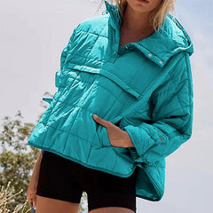 Trendy Hooded Pullover Jacket