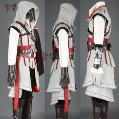 Hot Creed Cosplay Costume Ezio Assan Connor Sweater Pants Coat 16 PCS