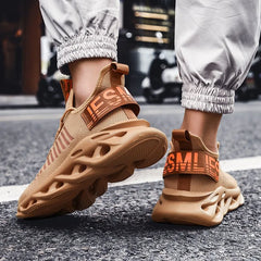 Male Sneakers 2023 Platform Men Casual Shoes LaceUp Breathable Light