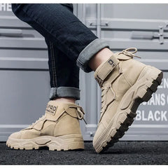 2023 Men Boots Tactical Military Combat Boots Outdoor Hiking Winter