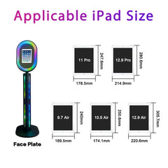 11/12.9/9.7/10.5inch Ipad Photo Booth With Camera Automatic Selfie