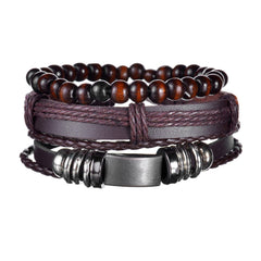 Mens Modern Multilayered Bracelet