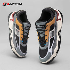 Baasploa Men Casual Sneakers Waterproof Men Shoes Outdoor New Fashion