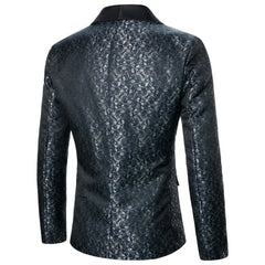 Men's Suit Jacket Luxury Textured Fabric Men's Coat Business Casual