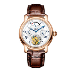 Haofa Luxury 18K Solid Gold Tourbillon Watch for Men Multi-function