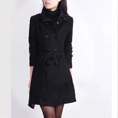 Winter Outerwear Fashion Loose Winter Warm Long Sleeve Button Button