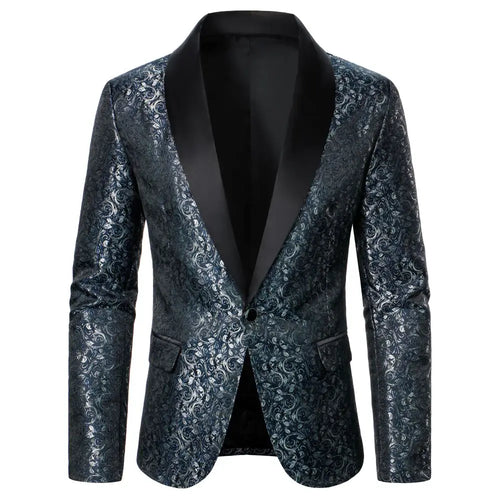 Men's Suit Jacket Luxury Textured Fabric Men's Coat Business Casual