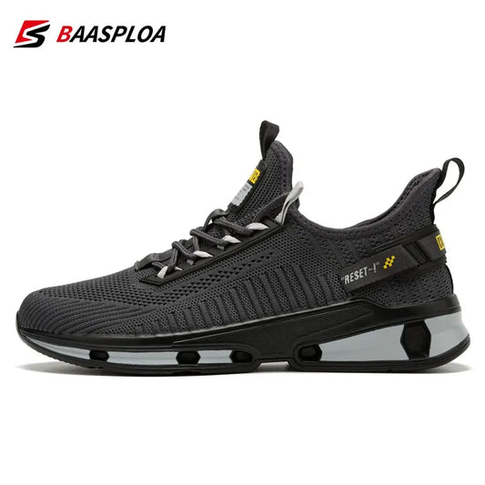 Baasploa 2023 New Men Sneaker Comfortable Knit Walking Shoes