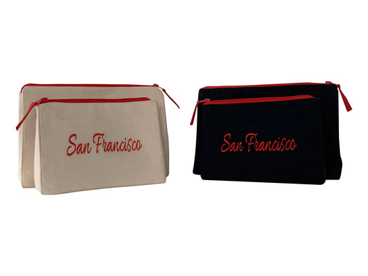 San Francisco Makeup Bag