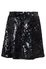 Black Sequin Skirt