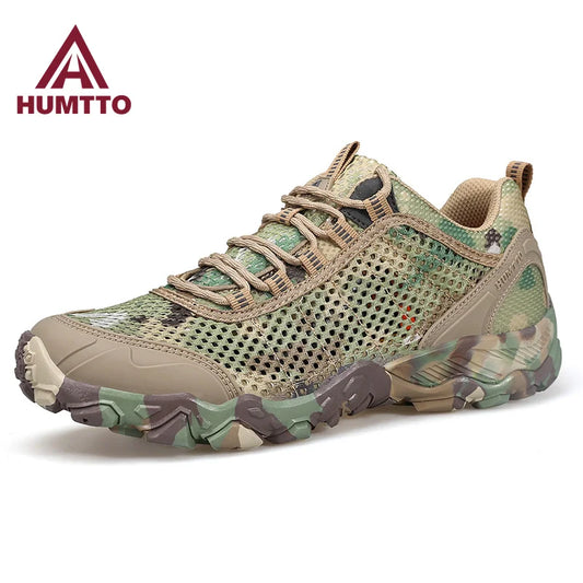 HUMTTO Breathable Summer Shoes for Men Non-slip Sports Hiking Shoes