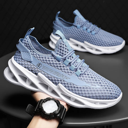 2023 New Summer Sneakers Men Mesh Breathable Running Tennis Shoes