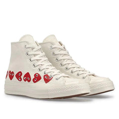 Converse 1970 Rei Kawakubo Red Heart String Logo Wear resistant,