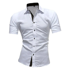 Men's Short Sleeve Party Resort Formal Shirt Hawaiian Beach T-Shirt