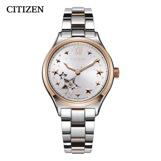 CITIZEN Women's mechanical watch fashion business steel belt watch