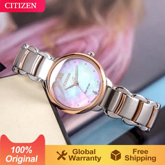 Original CITIZEN Women's Watch  Japanese Light Eco drive  Sapphire