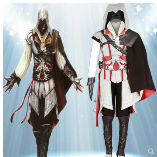 Hot Creed Cosplay Costume Ezio Assasin Connor Sweater Pants Coat