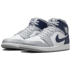 Nike Air Jordan 1 Vintage Basketball Men Mid-top White/Wolf