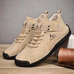 New 2024 Handmade Leather Casual Men Shoes Design Sneakers Man