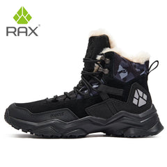 RAX Waterproof Hiking Shoes Men Winter Outdoor Sneakers for Men Snow