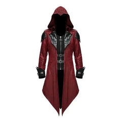 Assassin Cosplay Medieval Man Costume Streetwear Hooded Jackets