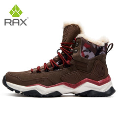 RAX Waterproof Hiking Shoes Men Winter Outdoor Sneakers for Men Snow