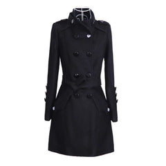 Winter Outerwear Fashion Loose Winter Warm Long Sleeve Button Button