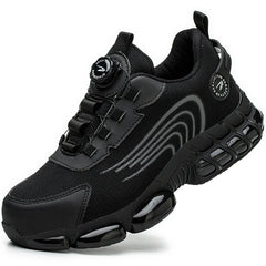 Rotating Button New Safety Shoes Men Anti-smash Anti-puncture Work