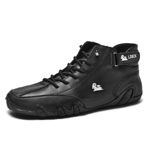 Men Boots Casual Motorcycle Winter Shoes 2023 Waterproof High Top