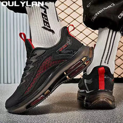 Oulylan Breathable Men Running Shoes Lightweight Men Sneakers